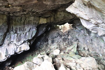 Grotte à l'île de Pâques