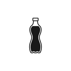 Water plastic bottle icon vector illustration