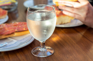 A GLASS OF COLD WATER