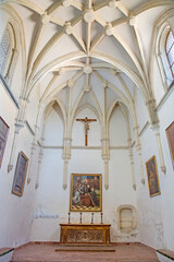 Fototapeta na wymiar GRANADA, SPAIN - MAY 31, 2015: The Capilla de Brickss gothic chapel in Monasterio de la Cartuja.