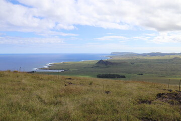 Obraz premium Paysage à l'île de Pâques