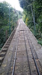 Fototapeta premium Funicular in Chile - Santiago