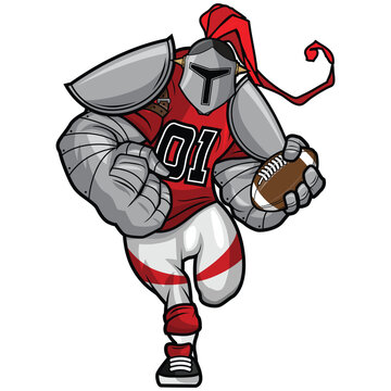 American Football Mascot Design - The Knight