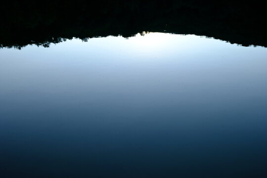 Lake water reflection