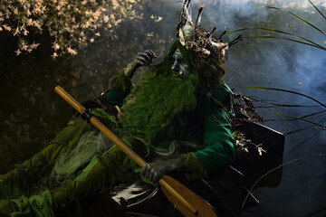 Fantastic image of Poseidon. Fine Art Fairy Tale Photography.