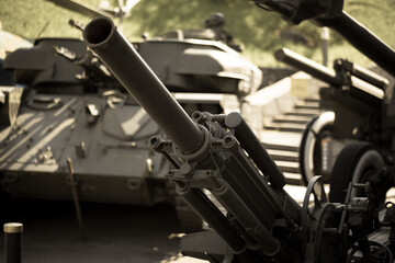 The Soviet Union heavy military vehicles from the period of World War II