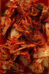 Kimchi korea food on the table