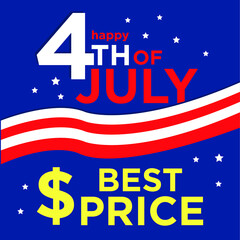 4th of july best price vector