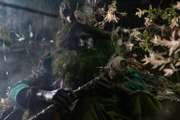 Fantastic image of Poseidon. Fine Art Fairy Tale Photography.