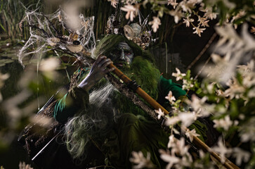 Fantastic image of Poseidon. Fine Art Fairy Tale Photography.