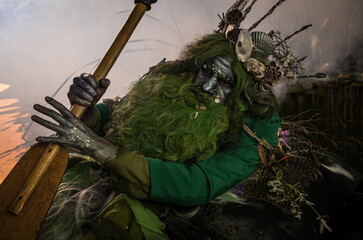 Fantastic image of Poseidon. Fine Art Fairy Tale Photography.