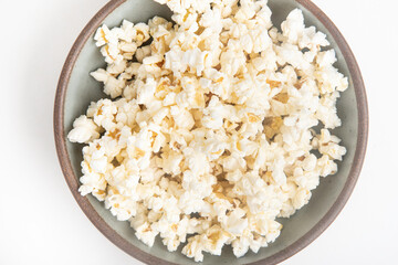 Popcorn In A Ceramic Bowl