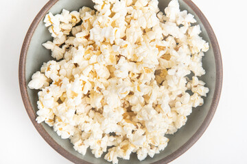 Popcorn In A Ceramic Bowl