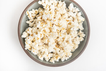 Popcorn In A Ceramic Bowl