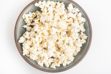 Popcorn In A Ceramic Bowl