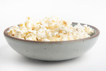 Popcorn In A Ceramic Bowl