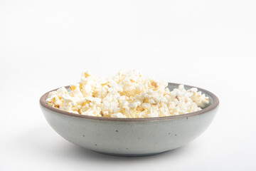 Popcorn In A Ceramic Bowl