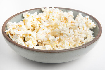 Popcorn In A Ceramic Bowl