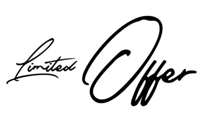 Limited Offer Handwritten Font Calligraphy Font For Sale Banners Flyers 
and Templates