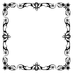 Ornament vintage antique design asset, vector illustration elegant retro classic antique template sign isolated concept
