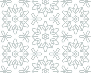 seamless floral pattern Texture abstract gray lines flowers background. 