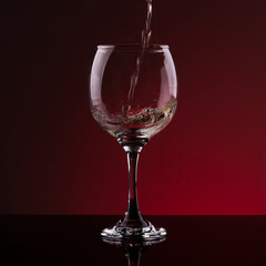 Vino copa rojo beber