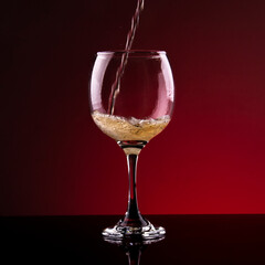 Vino copa rojo beber