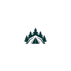 Illustration Vector Graphic of Camp Logo. Perfect to use for Recreation or Outdoor Camping Company