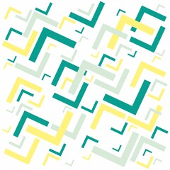 Colorful abstract geometric background. Seamless pattern. Vector illustration