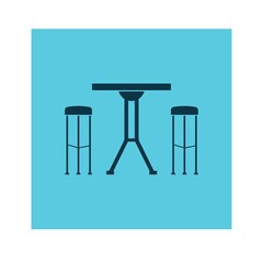 table and chair logo