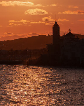 sunset in venice