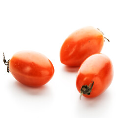 Cherry Tomatoes on the white background