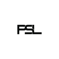 psl letter original monogram logo design