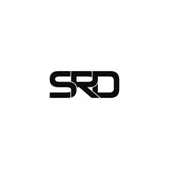 srd letter original monogram logo design