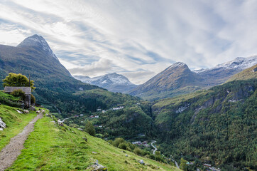 Naklejka na ściany i meble Norway highland