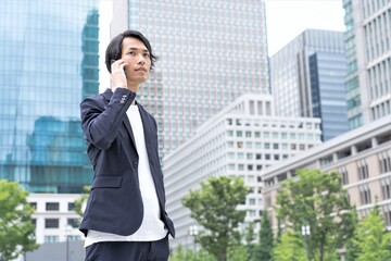 アジア人　男性　ポートレート　