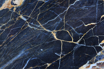 Patterned structure of dark marble pattern background texture for interior design or product design.