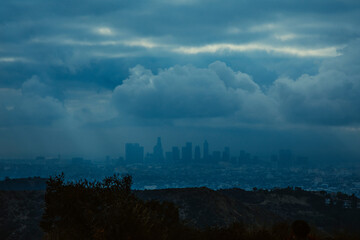 Fototapeta premium Los Angeles Skyline