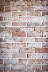 Aged brick wall background