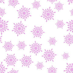 Colorful cute christmas elements seamless pattern background