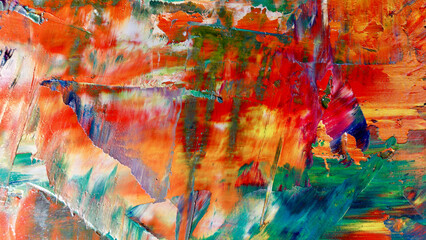 Colorful abstract background wallpaper. Modern motif visual art.  Mixtures of oil paint. Trendy hand painting canvas. Wall decor and Wall art prints Idea.  3D Texture.