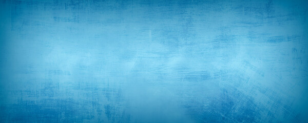Abstract blue cement Wall Background with Scratched, Pastel color, Modern background concrete with...