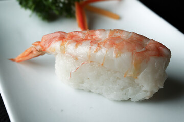 sushi on a plate