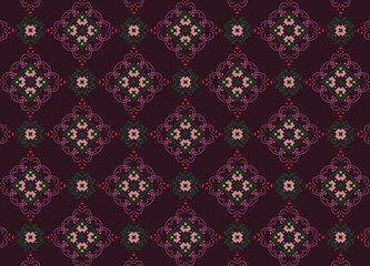 seamless damask pattern
