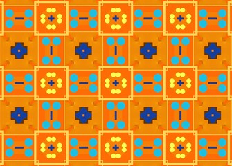 seamless puzzle pattern