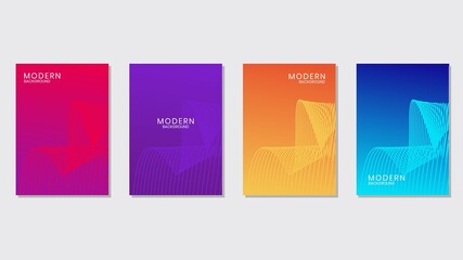Minimal covers design.background modern template design for web. Future geometric patterns.vector design