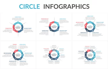 Foto op Plexiglas Circle Infographics © Aleksandr Bryliaev