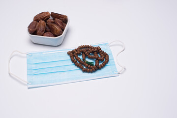 Ramadan conceptual photography,with beads and the Holy Quran
