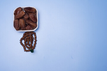 Ramadan conceptual photography,with beads and the Holy Quran