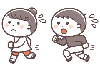 Evacuation drills / What you should not do /Run impatiently / Two colors